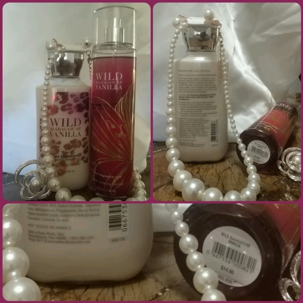 NEW 2 Bath & Body Works Wild Madagascar Vanilla